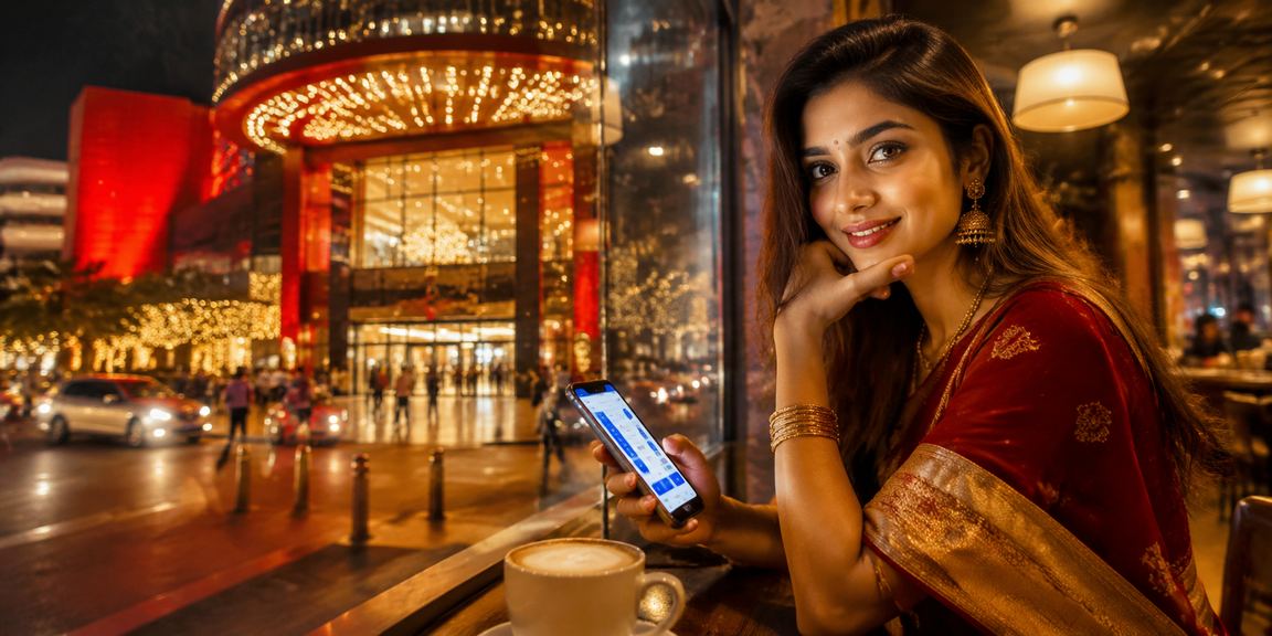 Mobile user making lottery payment via UPI app in Delhi